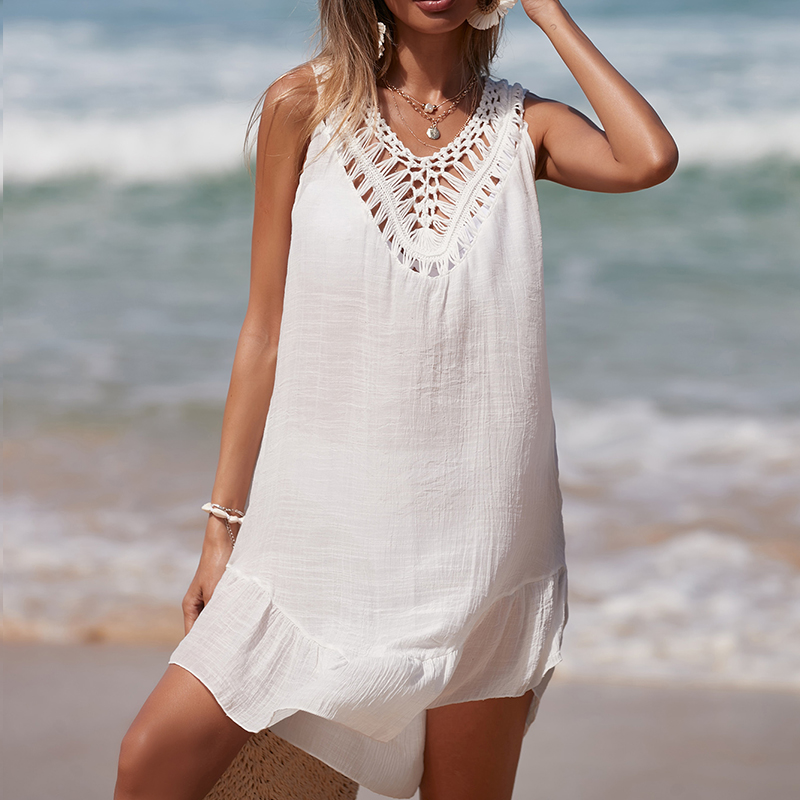 Abito corto da donna con scoll - Cover Up Kaftan recensione e prezzo