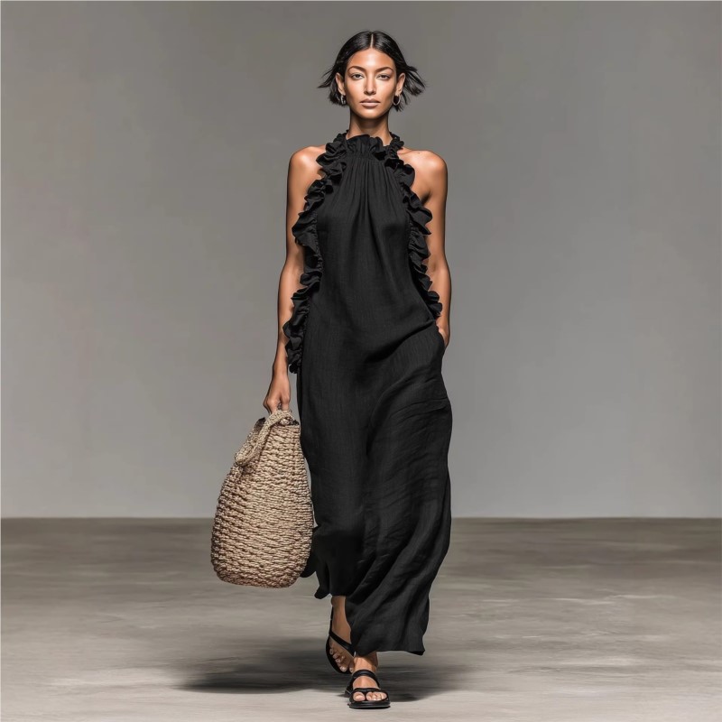 Abito lungo estivo da donna pe - Maxi Dress Halter recensione e prezzo